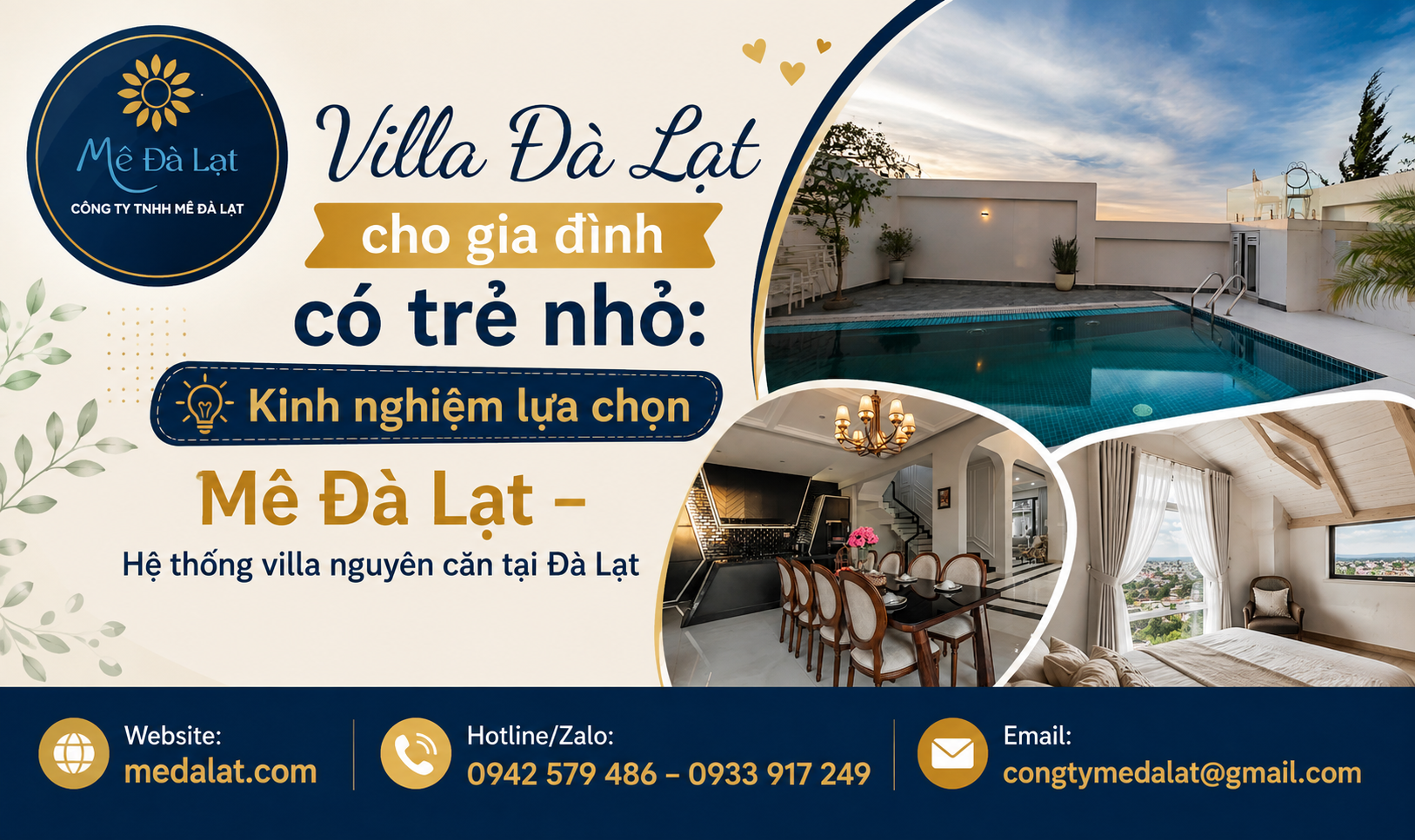 Villa Đà Lạt Cho Gia Đình Có Trẻ Nhỏ
