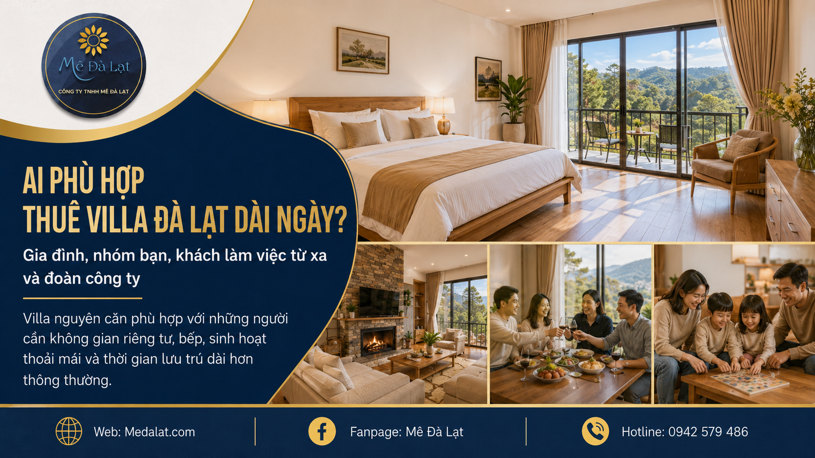 Villa Đà Lạt ở dài ngày cho gia đình nhóm bạn và người làm việc từ xa